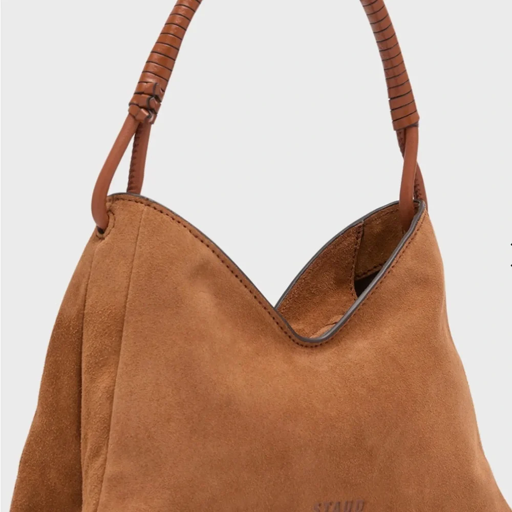 STAUD STAUD
Valerie Zip Suede Shoulder Bag - Picture 5 of 13